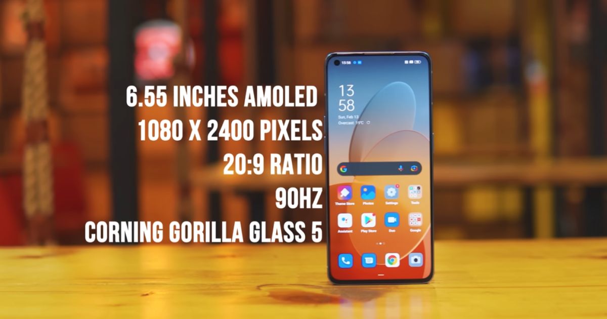 Oppo Reno7 5G Display